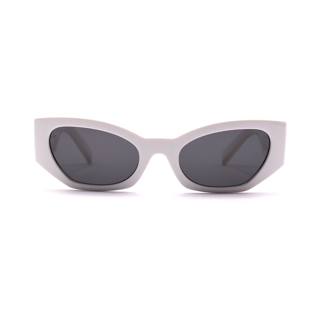 DOLCE&GABBANA DG6186 WHITE DARK GREY LENS AUTHENTIC SUNGLASSES - Picture 5 of 14